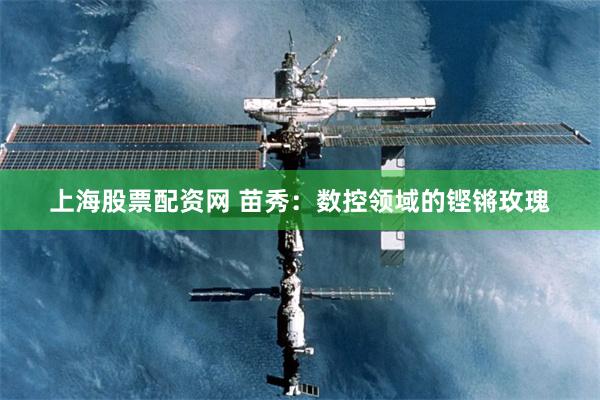 上海股票配资网 苗秀：数控领域的铿锵玫瑰