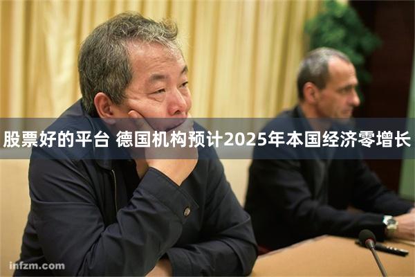 股票好的平台 德国机构预计2025年本国经济零增长
